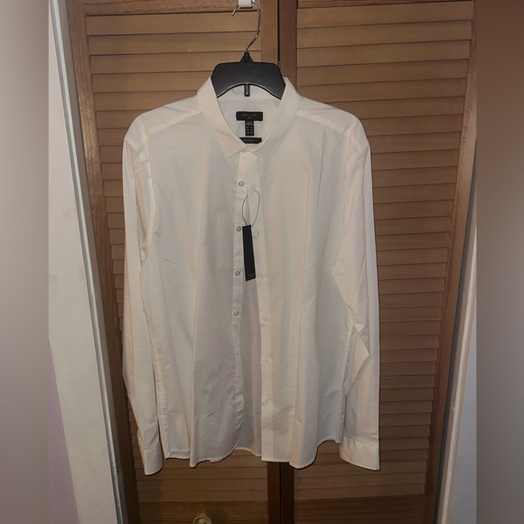 Muscle Fit White Button Down XL - Picture 1 of 3